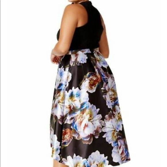 City Chic Moon Lite Hi Lo Dress - Picture 2 of 8